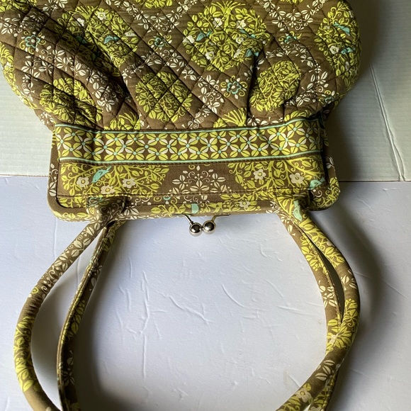 VERA BRADLEY Satchel/Tote/Shoulder Purse Pattern: SITTIN' IN A TREE 
Kiss Lock - Picture 2 of 10